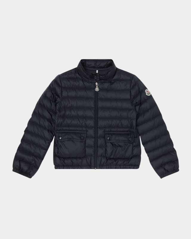Girl's Lans Quilted Down Jacket, Size 8-